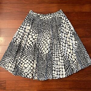 Anthropologie Cotton A-line Skirt